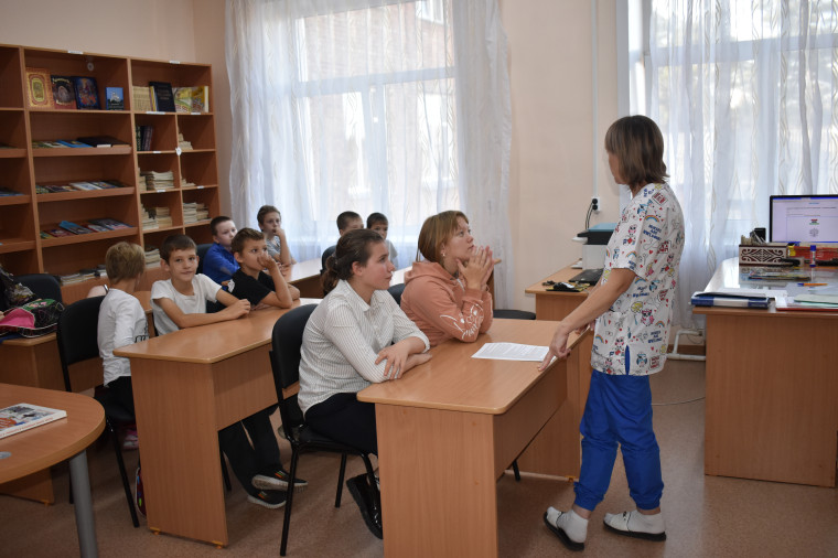 Беседа по профилактике гриппа и ОРВИ.